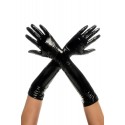 Gants en vinyle noir - MAL125GLBK