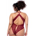 Body grande taille couleur framboise - MAL8875XROSW