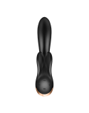 Vibromasseur rabbit noir double stimulation clitoris Double Flex Satisfyer - CC597809