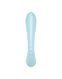 2 en 1 Rabbit point G avec stimulateur de clitoris et Wand Bleu USB Triple Oh Satisfyer - CC597813