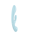 2 en 1 Rabbit point G avec stimulateur de clitoris et Wand Bleu USB Triple Oh Satisfyer - CC597813