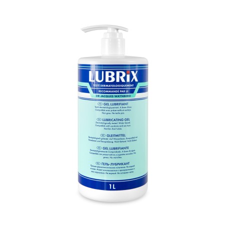 Gel lubrifiant 1 litre à base d'eau Lubrix - CC800152