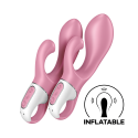 Vibromasseur Rabbit gonflant rose Air Pump Bunny 2 USB Satisfyer - CC597820