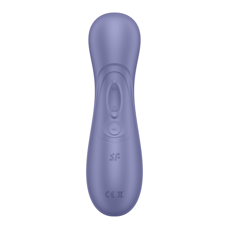 Stimulateur de clitoris 2 embouts Connecté avec technologie Liquid air Pro 2 Generation 3 violet USB Satisfyer - CC597815