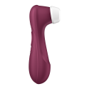 Stimulateur de clitoris 2 embouts avec techonologie Liquid Air Pro 2 Generation 3 rouge USB Satisfyer - CC597814